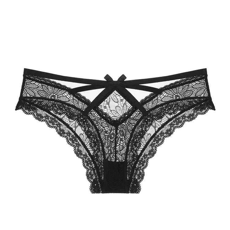 Black Sexy Lace G-String: