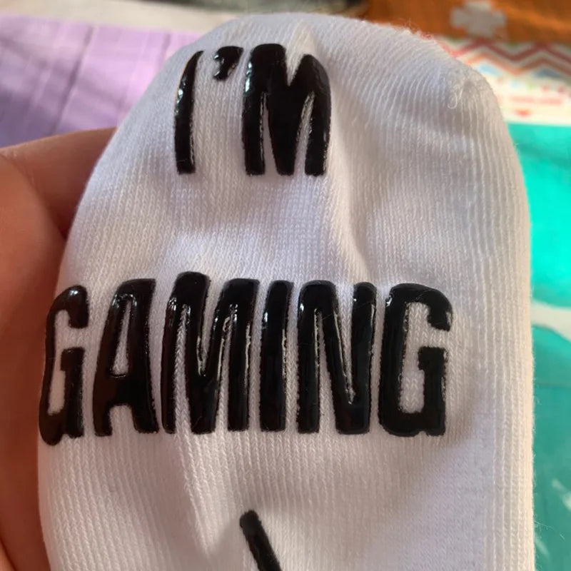 White Gaming Sock
