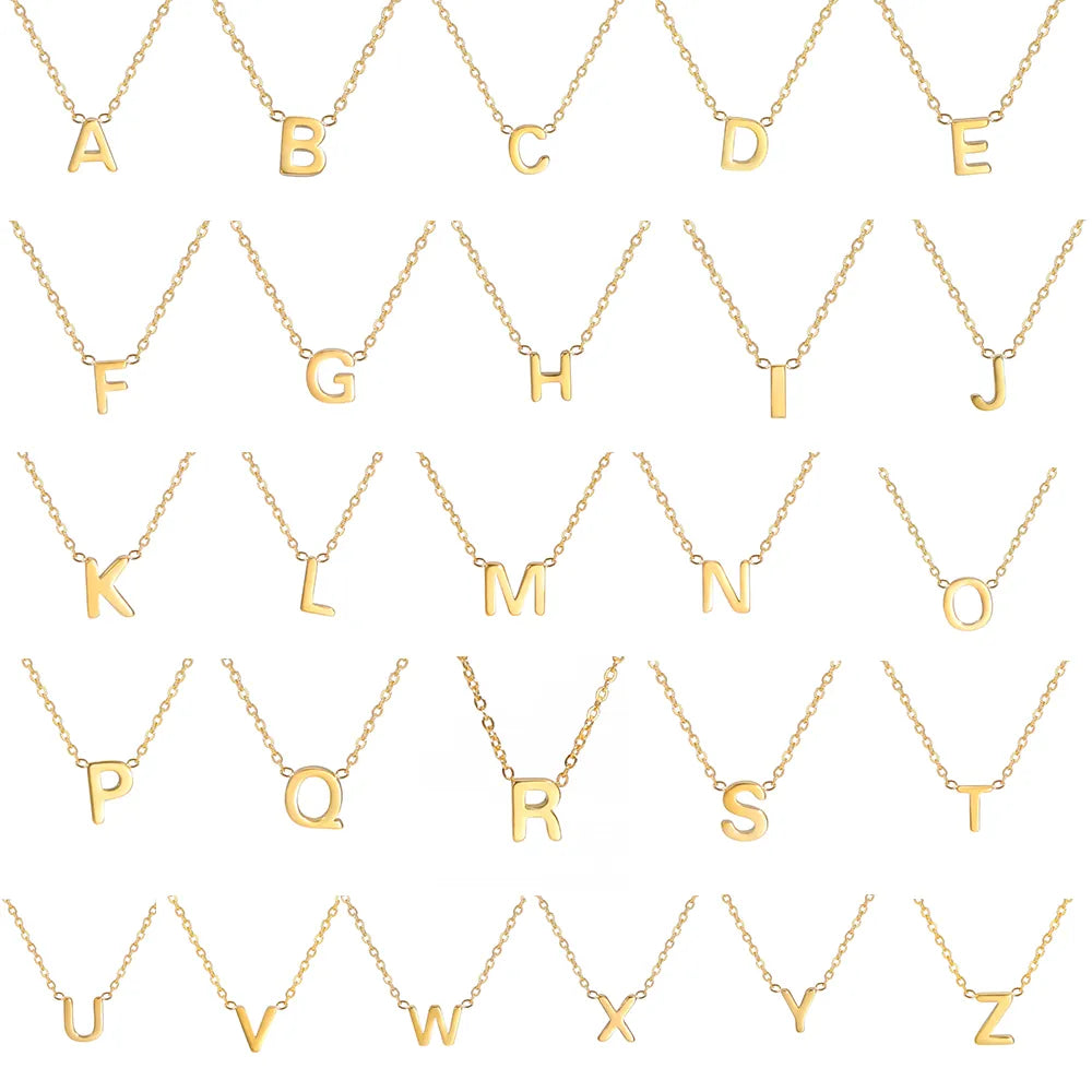 Gold Initial or Custom Necklace