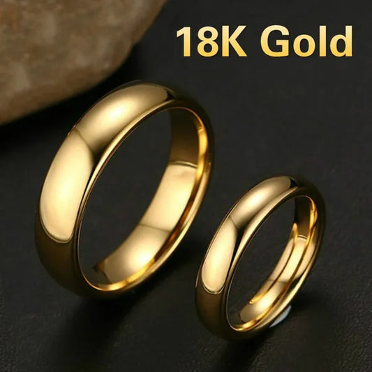 18K Golden Bliss Unisex Ring