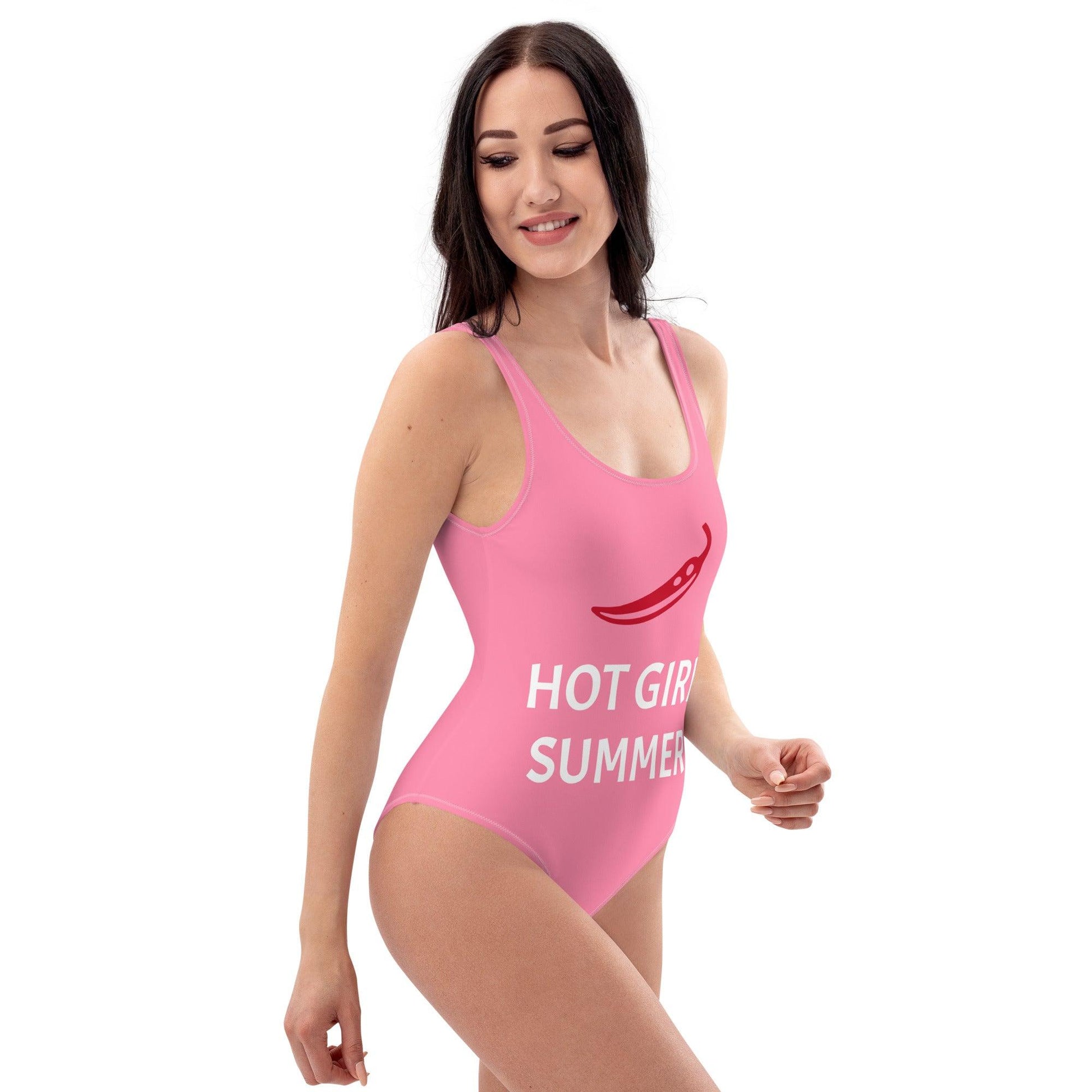 Sizzling Hot Girl Summer Pink Swimsuit