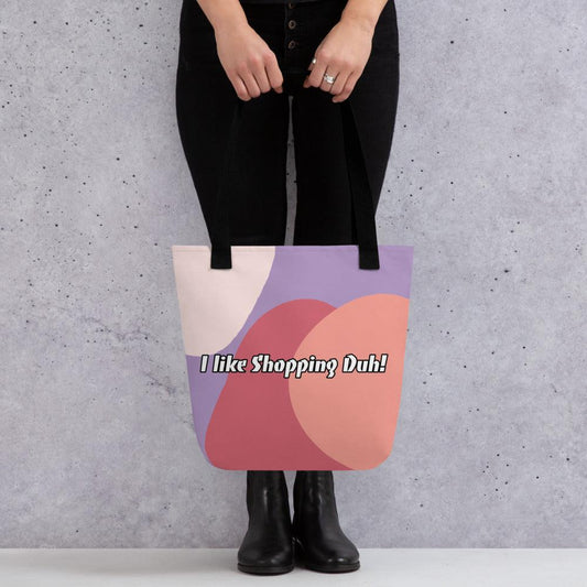 Vibrant Shopaholic Tote Bag
