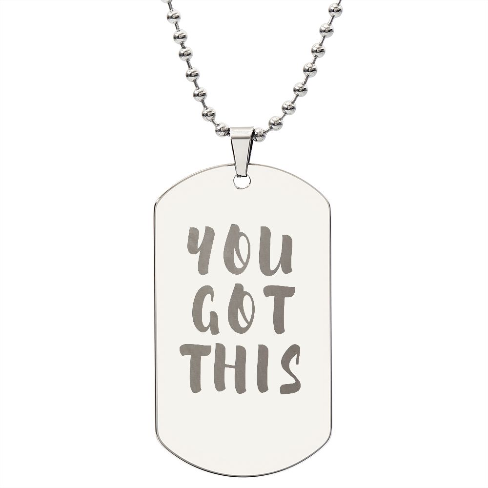 Dog Tag Personalised Necklace