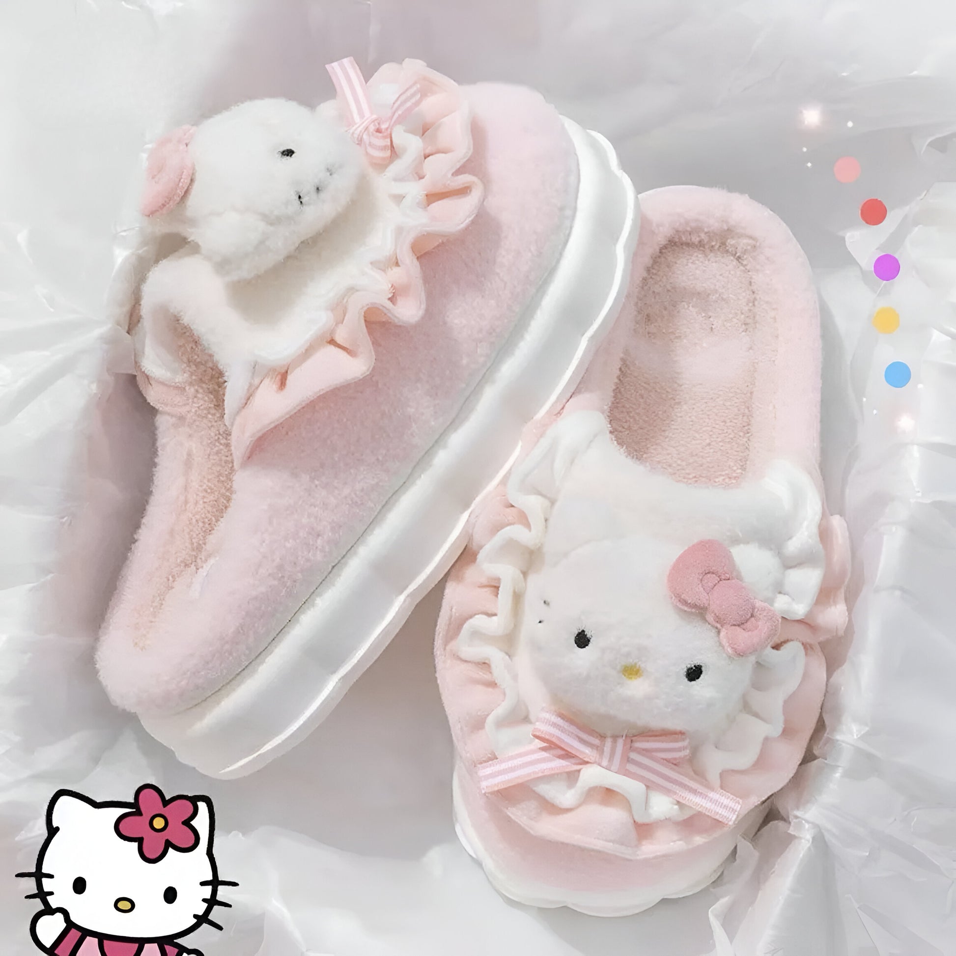 Hello Kitty Sweet Delight Pink Slippers: Cute & Cozy Comfort for Women & Girls