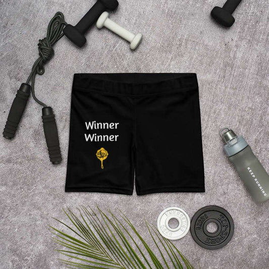 Black Color Winner Winner Chicken Dinner Summer Shorts