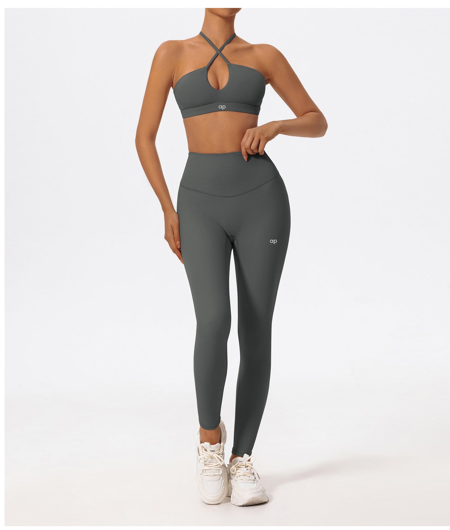 Allure Flow Sculpt Graphite Yoga Leggings