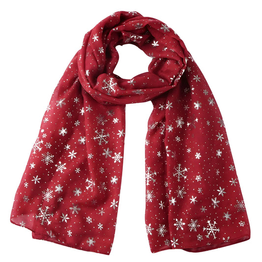 Winter Wonderland Red Scarf