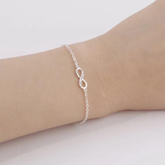 Infinity Silver Bracelet