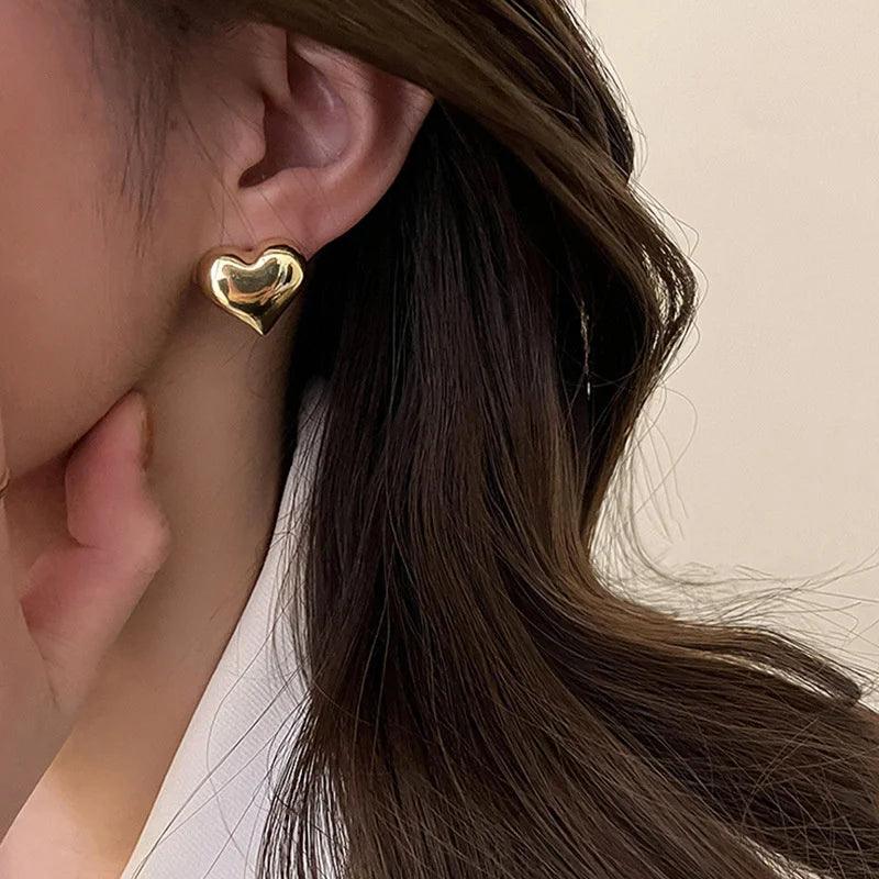 Gold Love Earrings