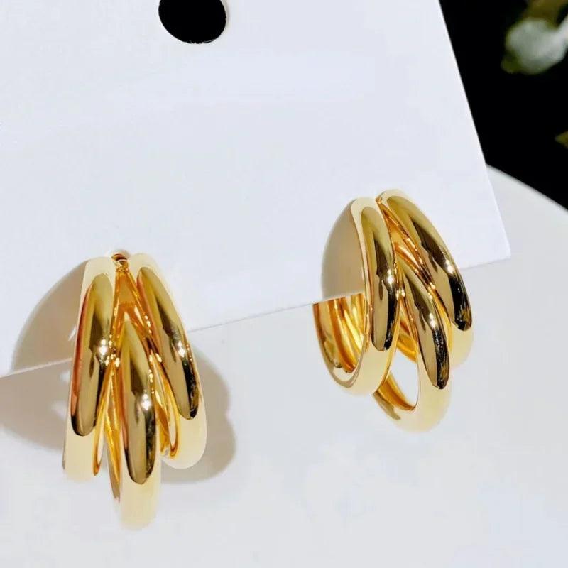 Gold Hoop Earrings