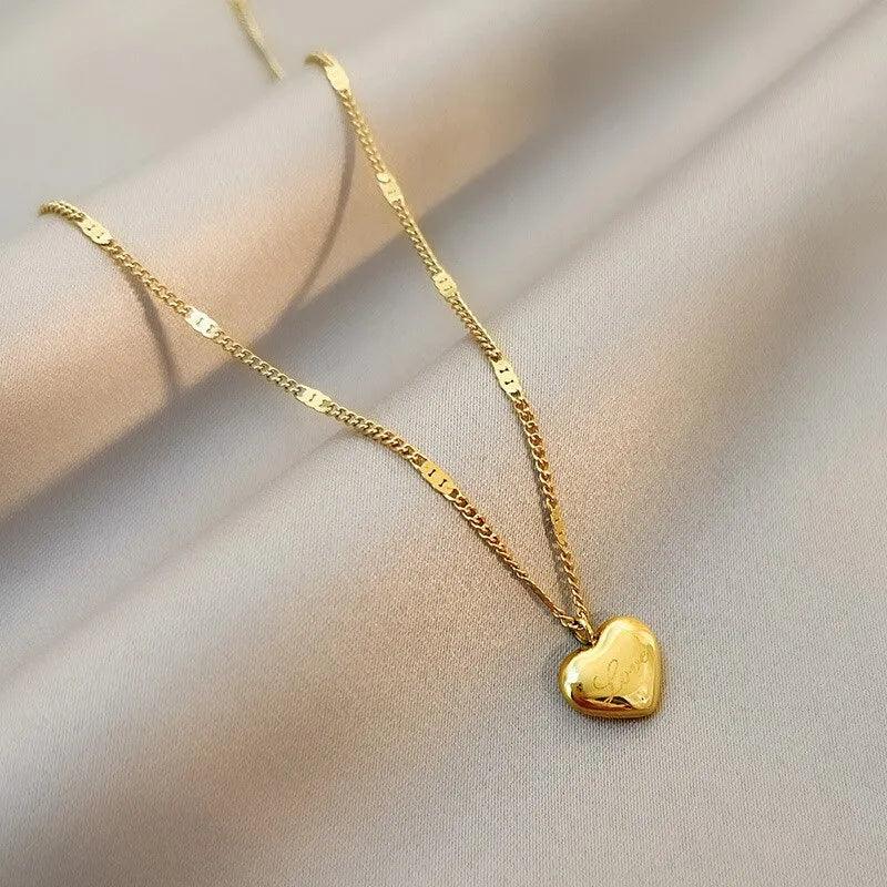 Gold Heart Necklace