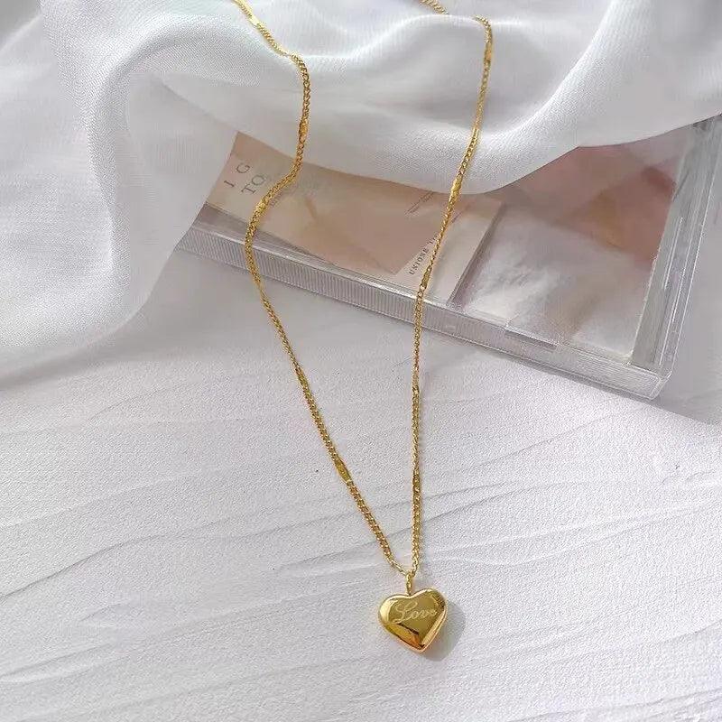 Gold Heart Necklace