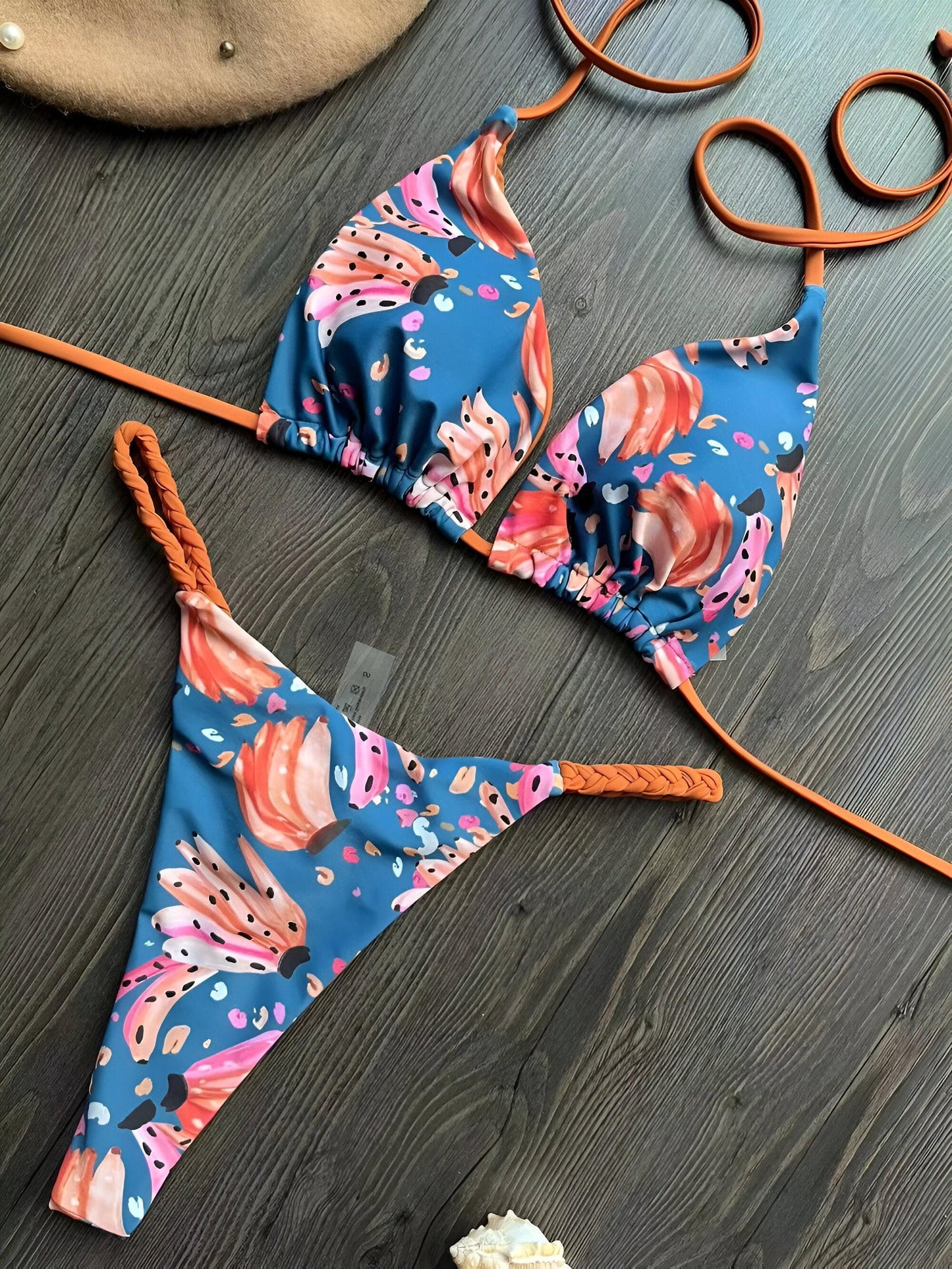 Wild Elegance High-Waist Bikini Set - Versatile Styles