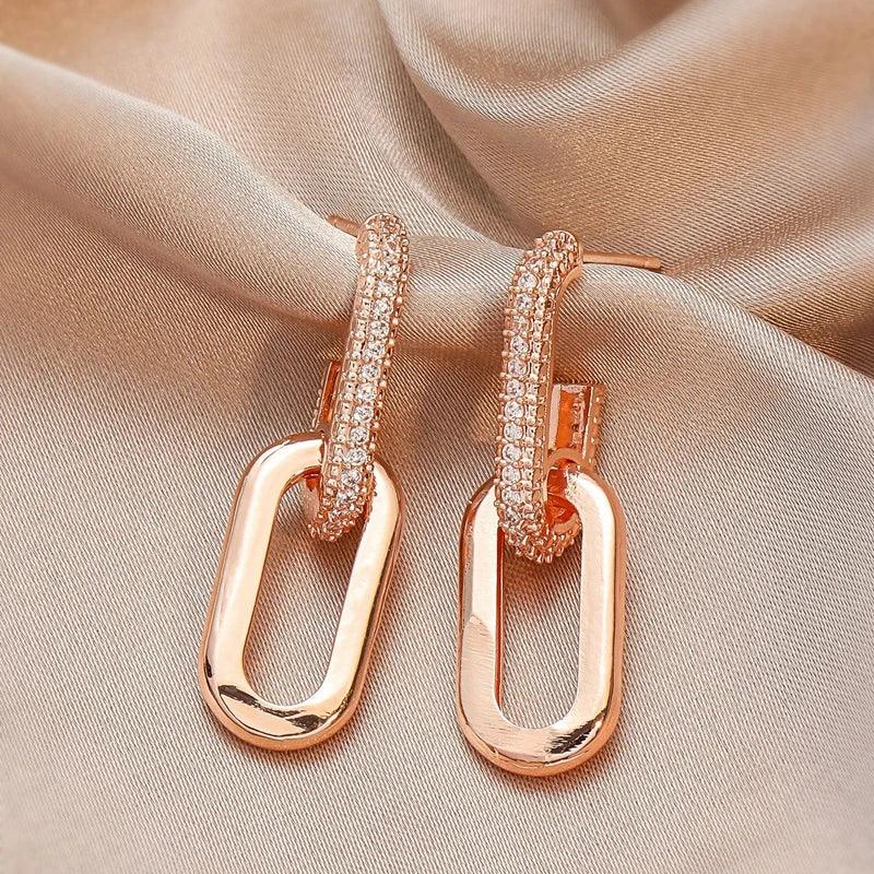 Rose Gold Earrings