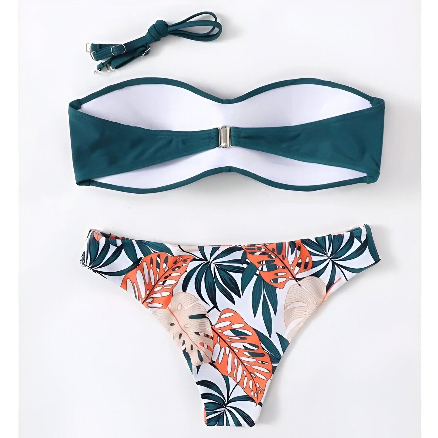 Summer Sexy Push-Up Chic Green Bikini Set