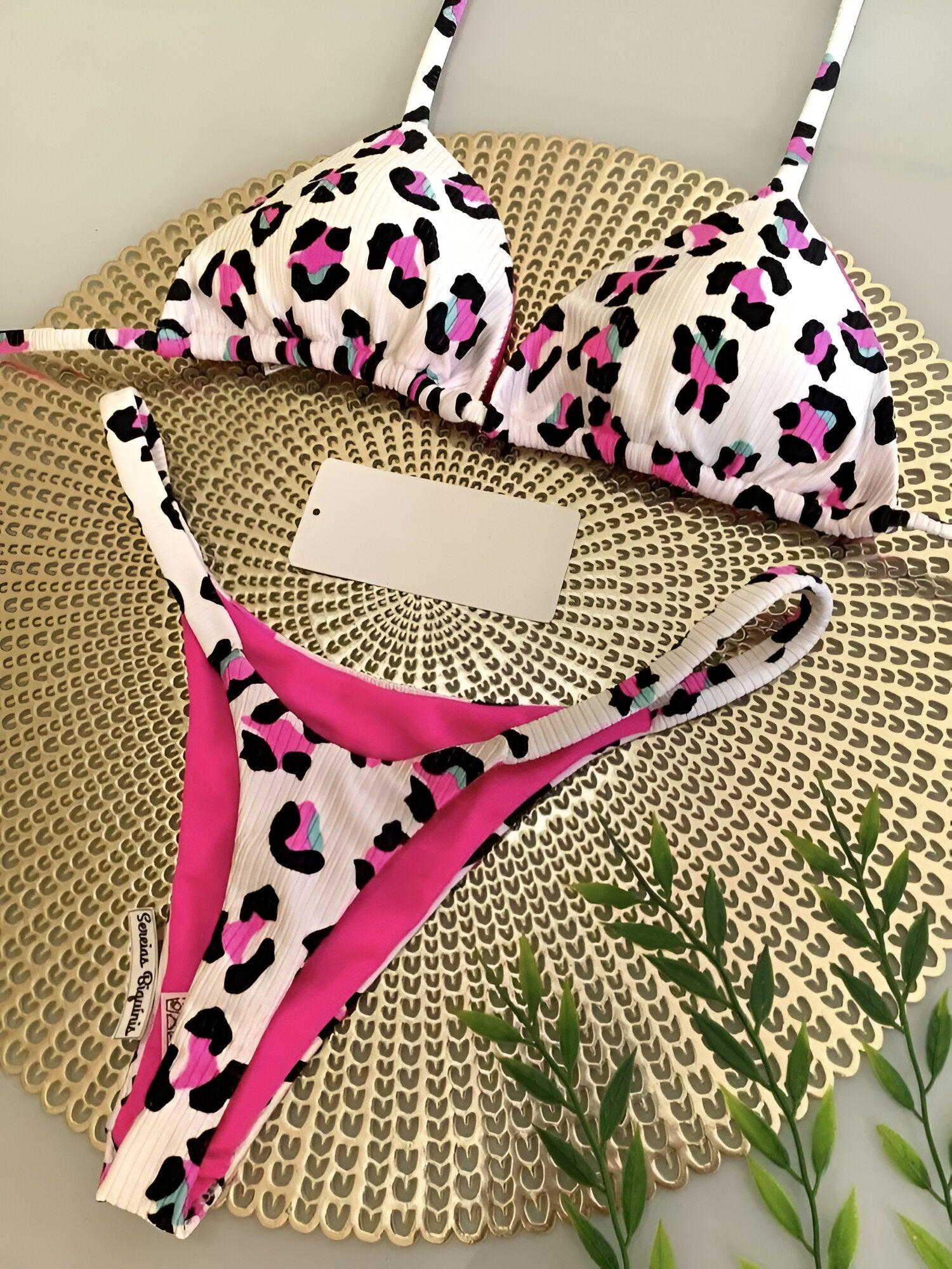 Cherry Blossom Bliss Thong Bikini Set