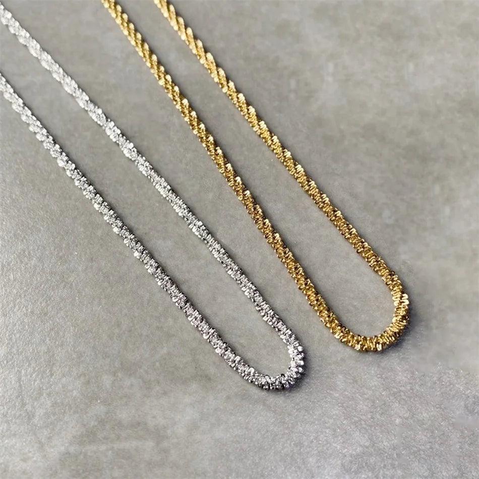 Silver and Gold Necklace