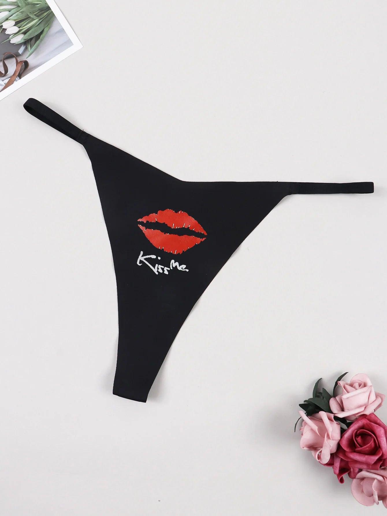 Black, Valentines Sexy G-string