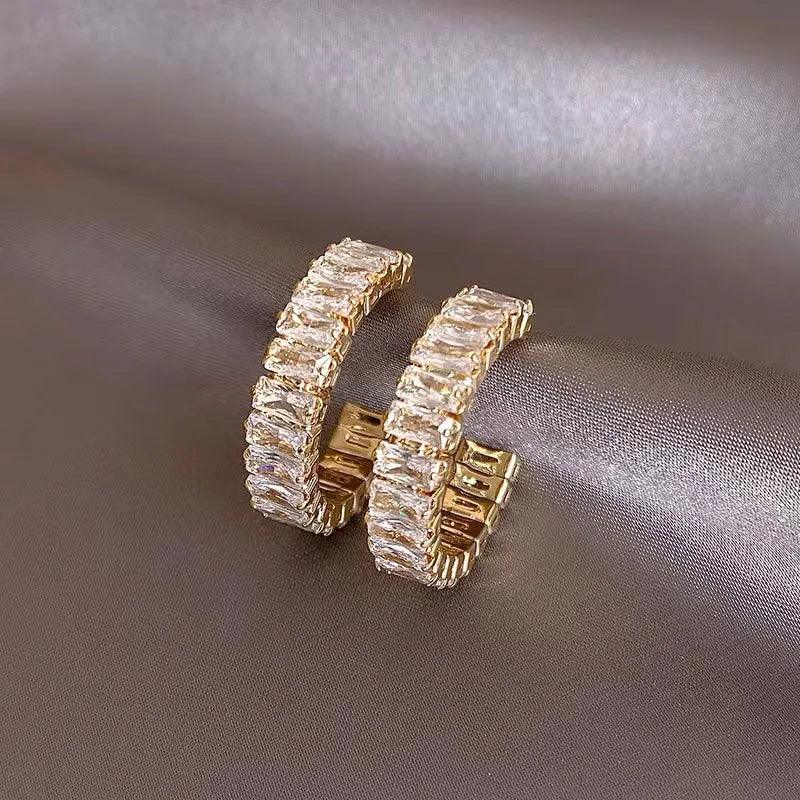 Radiant Zircon C Earrings