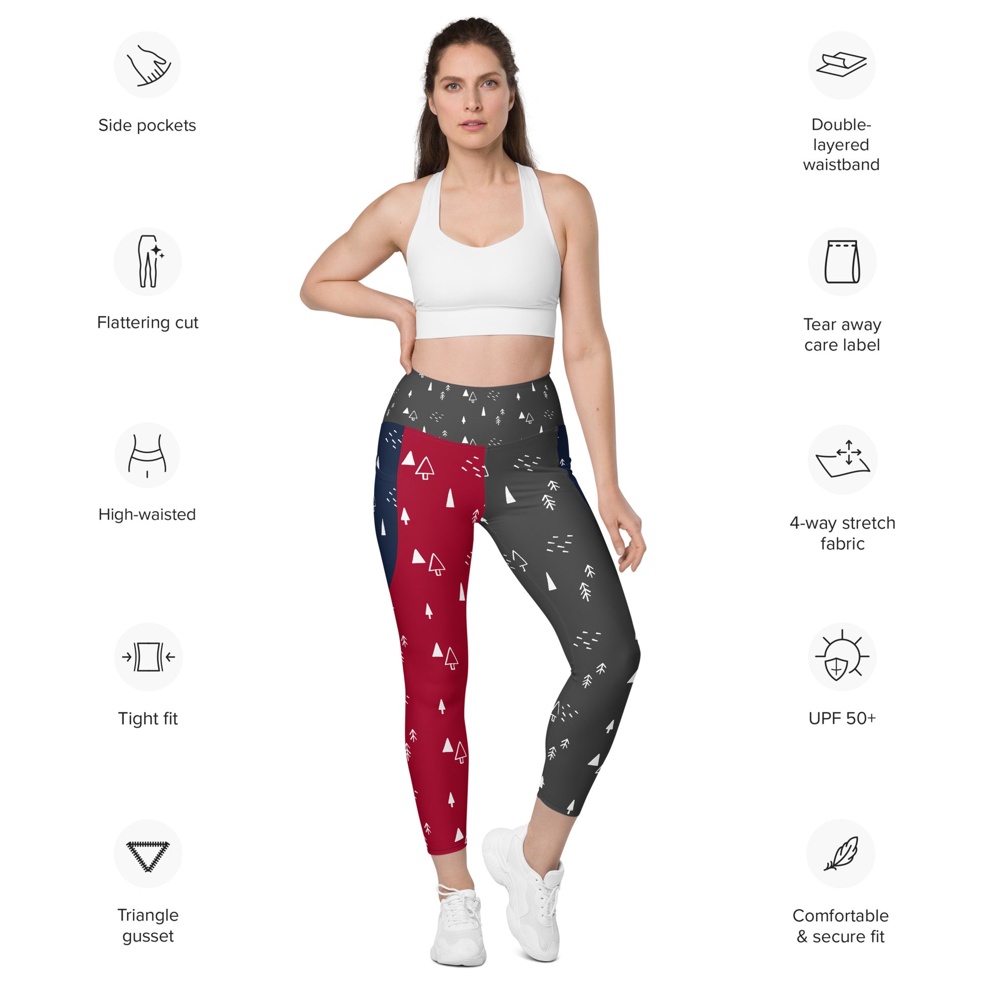 Dual Tone Christmas Leggings