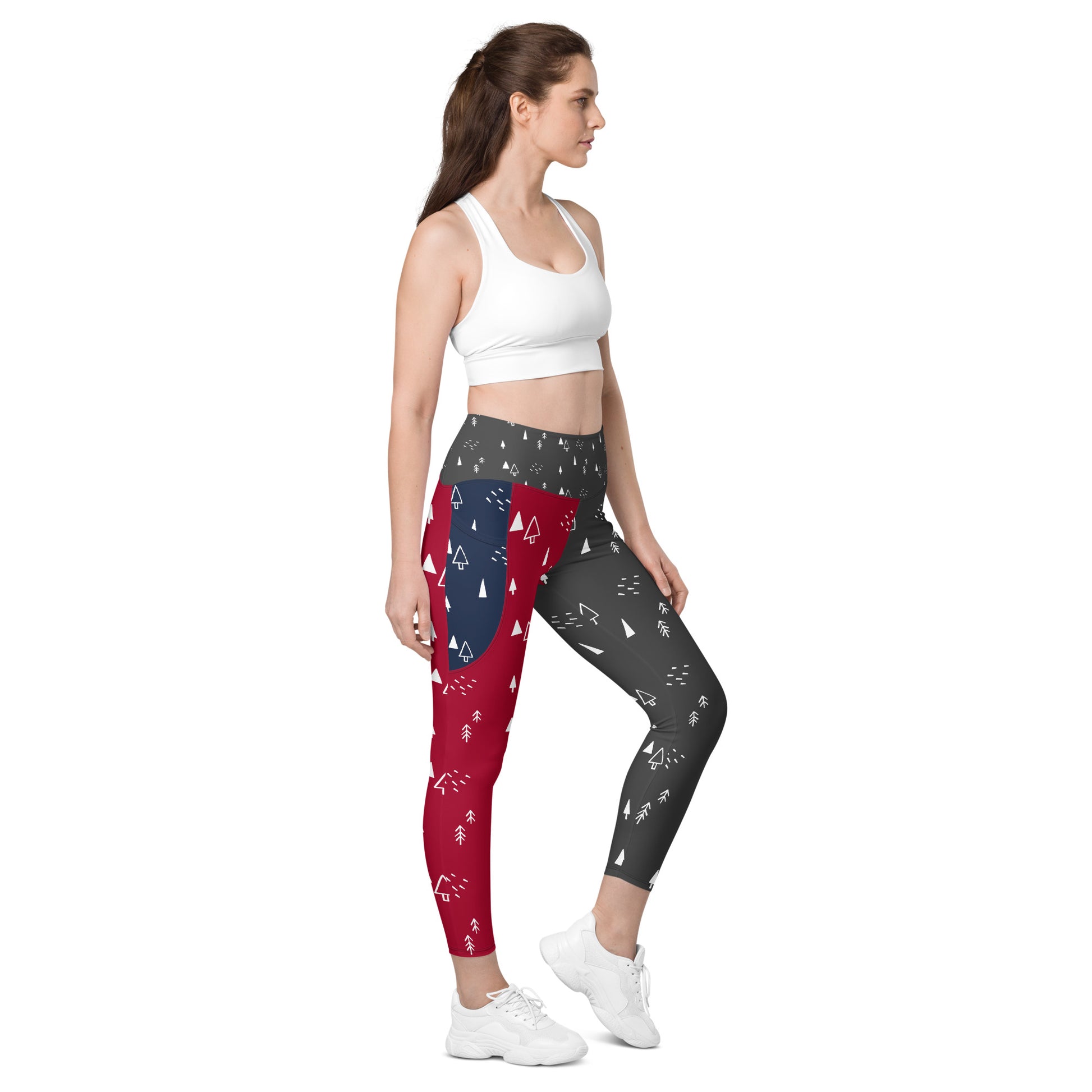 Dual Tone Christmas Leggings