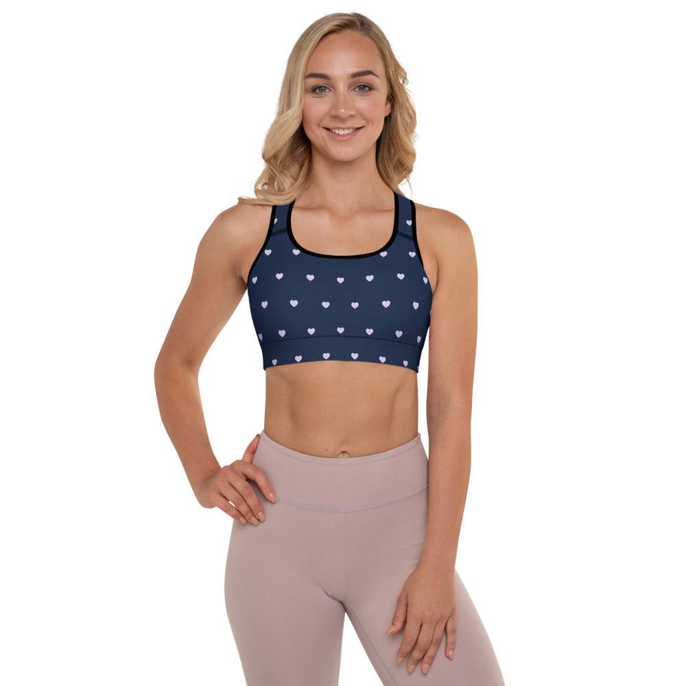 Sugar Sweet Navy Blue Sports bra