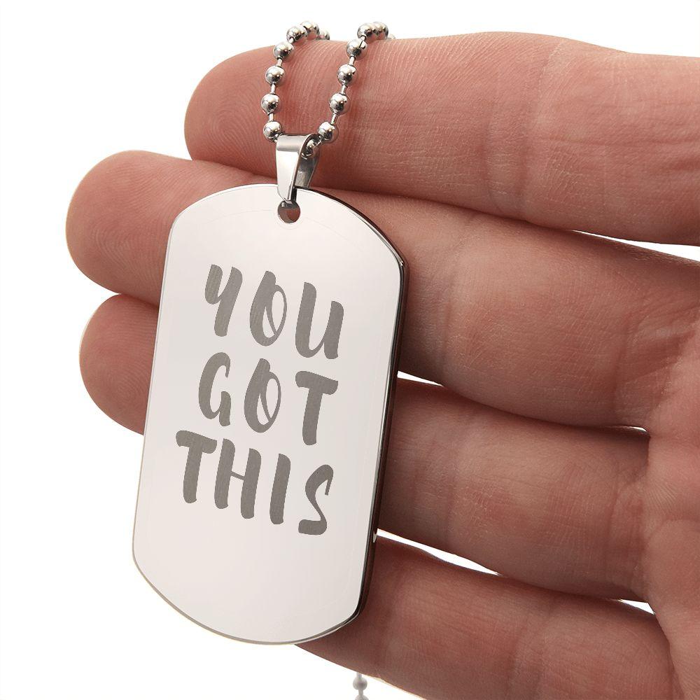 Dog Tag Personalised Necklace