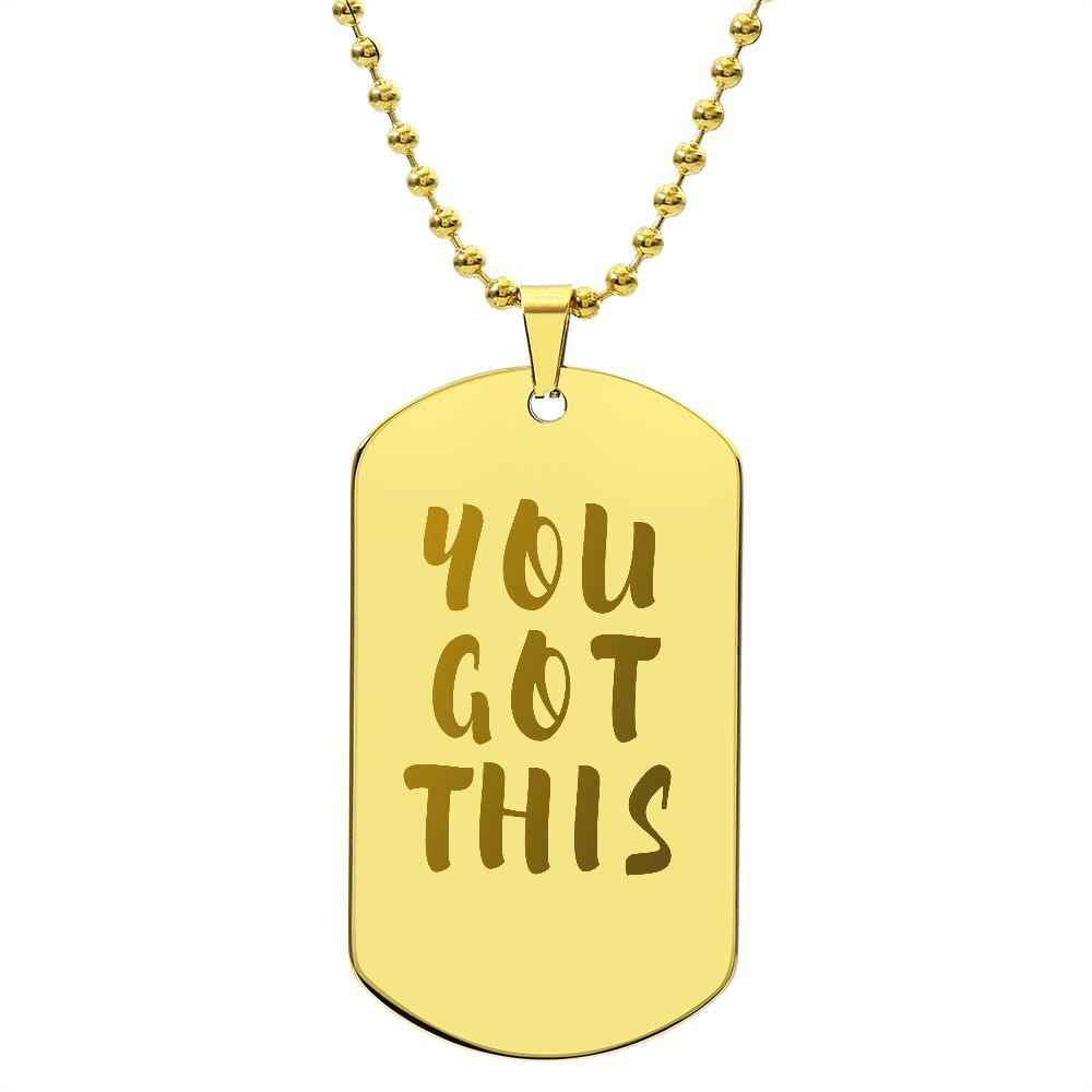 Dog Tag Personalised Necklace